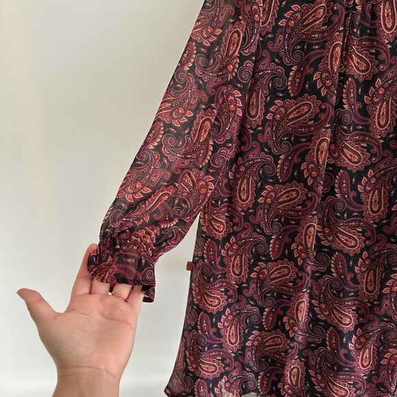 NWOT paisley dress - Picture 2 of 6